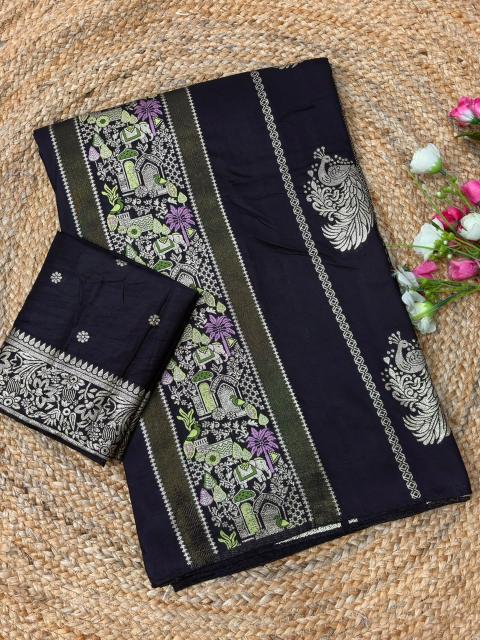 Akshara russian silk saree indian clothes wholesalers in india